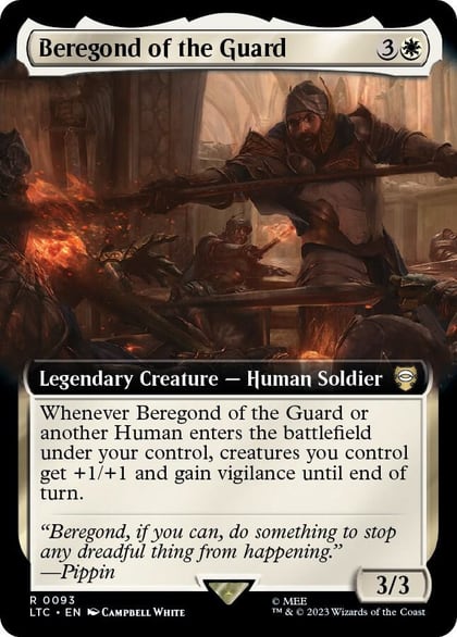 Beregond of the Guard (Extended Art), Commander: The Lord of the Rings: Tales of Middle-earth 93