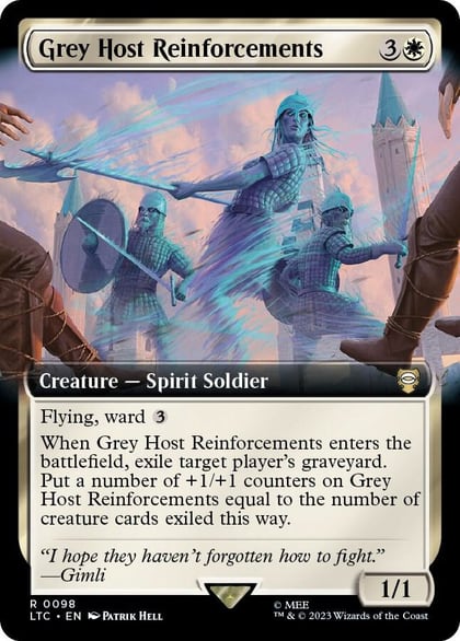 Grey Host Reinforcements (Extended Art), Commander: The Lord of the Rings: Tales of Middle-earth 98