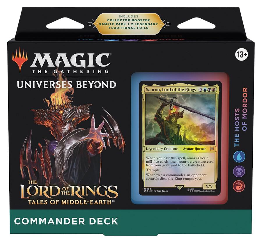 The Lord of the Rings: Tales of Middle-earth Commander Deck - The Hosts of Mordor, Commander: The Lord of the Rings: Tales of Middle-earth P488293