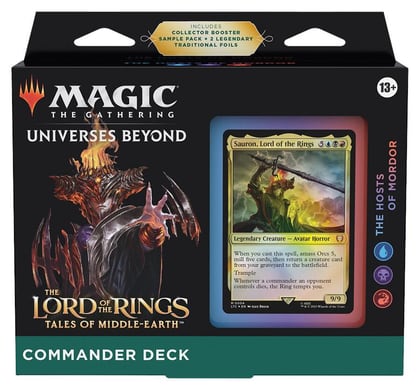The Lord of the Rings: Tales of Middle-earth Commander Deck - The Hosts of Mordor, Commander: The Lord of the Rings: Tales of Middle-earth P488293