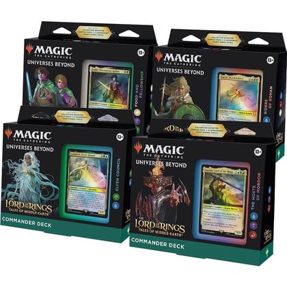 The Lord of the Rings: Tales of Middle-earth Commander Decks [Set of 4], Commander: The Lord of the Rings: Tales of Middle-earth P488297