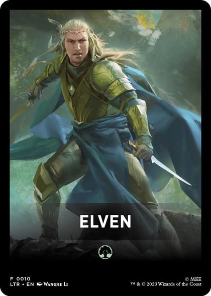 Elven Theme Card, Universes Beyond: The Lord of the Rings: Tales of Middle-earth 10