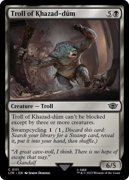 Troll of Khazad-dum, Universes Beyond: The Lord of the Rings: Tales of Middle-earth 111
