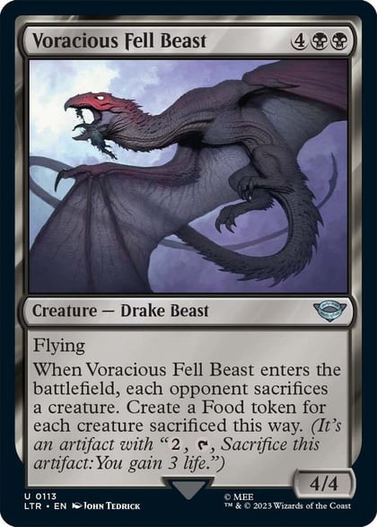 Voracious Fell Beast, Universes Beyond: The Lord of the Rings: Tales of Middle-earth 113