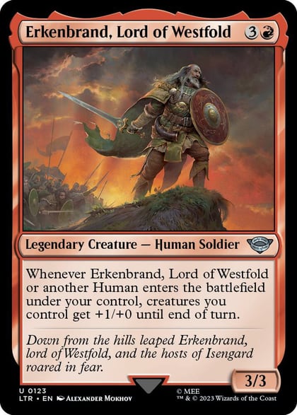Erkenbrand, Lord of Westfold, Universes Beyond: The Lord of the Rings: Tales of Middle-earth 123