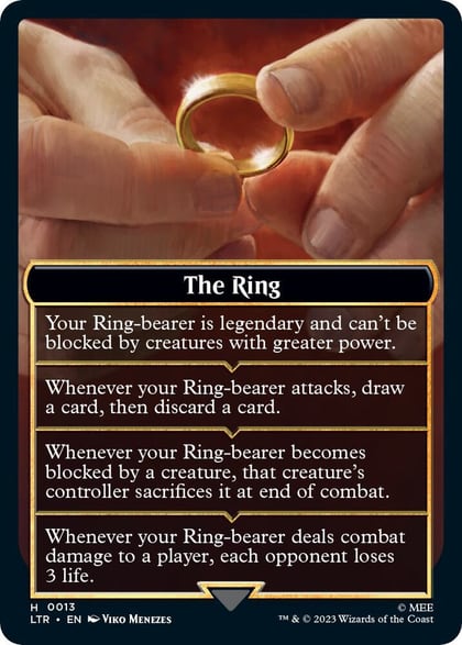 The Ring Helper Card, Universes Beyond: The Lord of the Rings: Tales of Middle-earth 13