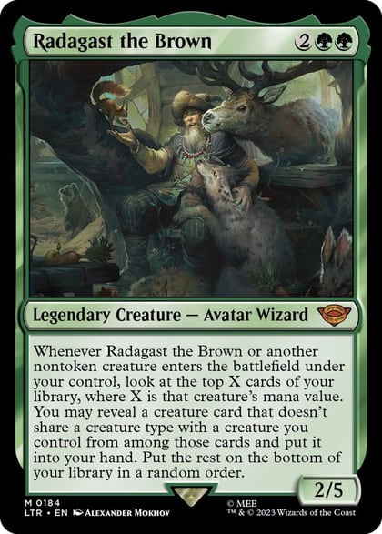 Radagast the Brown, Universes Beyond: The Lord of the Rings: Tales of Middle-earth 184