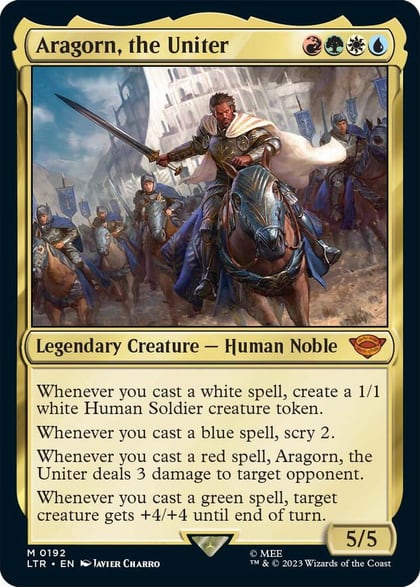 Aragorn, the Uniter, Universes Beyond: The Lord of the Rings: Tales of Middle-earth 192