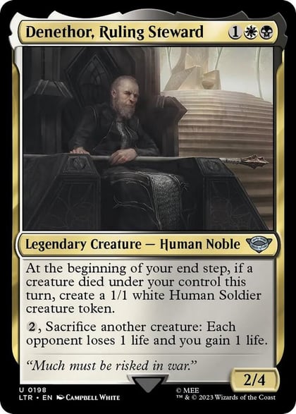 Denethor, Ruling Steward, Universes Beyond: The Lord of the Rings: Tales of Middle-earth 198