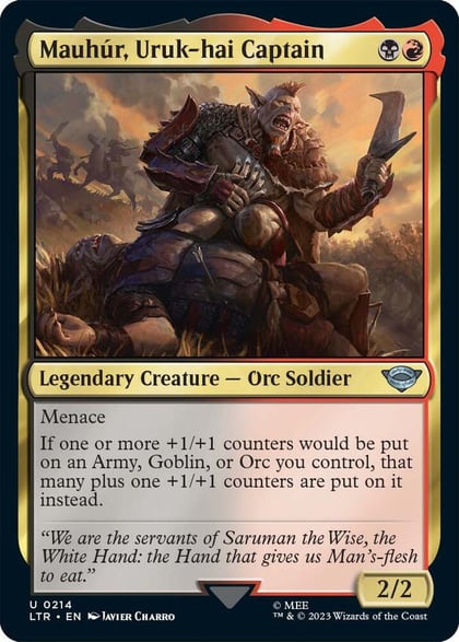Mauhur, Uruk-hai Captain, Universes Beyond: The Lord of the Rings: Tales of Middle-earth 214