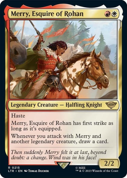 Merry, Esquire of Rohan, Universes Beyond: The Lord of the Rings: Tales of Middle-earth 215
