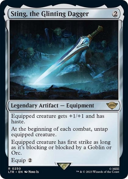 Sting, the Glinting Dagger, Universes Beyond: The Lord of the Rings: Tales of Middle-earth 250