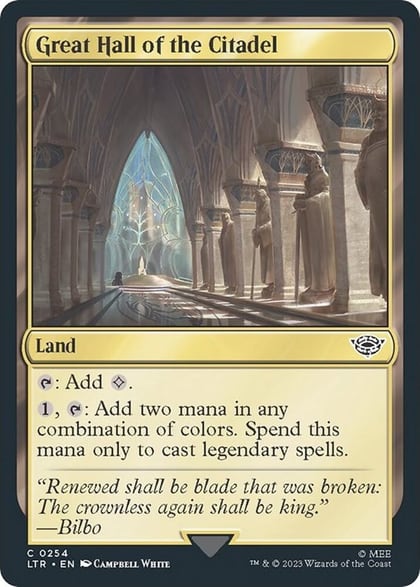Great Hall of the Citadel, Universes Beyond: The Lord of the Rings: Tales of Middle-earth 254