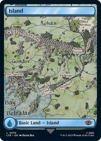 Island (0274), Universes Beyond: The Lord of the Rings: Tales of Middle-earth 274