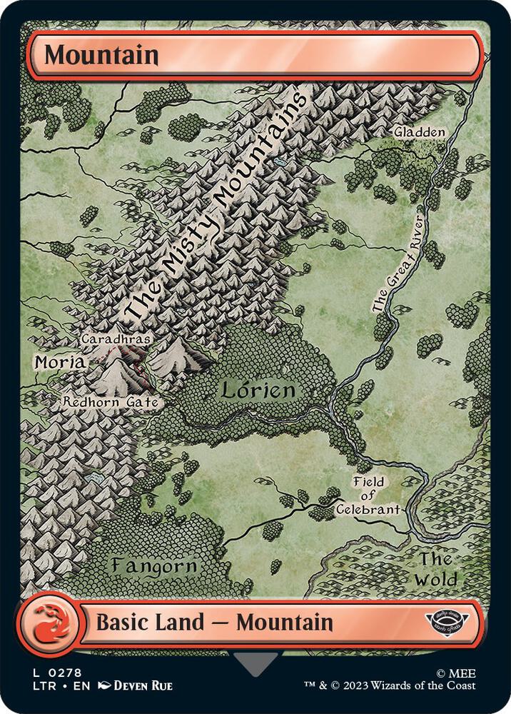 Mountain (0278), Universes Beyond: The Lord of the Rings: Tales of Middle-earth 278
