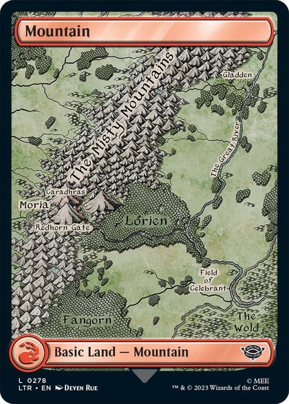 Mountain (0278), Universes Beyond: The Lord of the Rings: Tales of Middle-earth 278