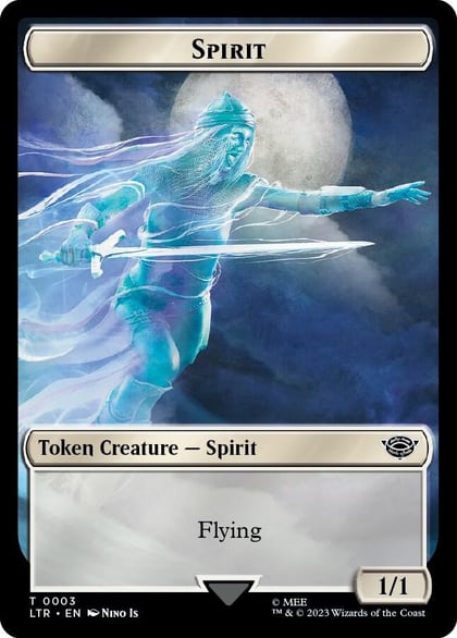 Spirit // Food (0010) Double-Sided Token, Universes Beyond: The Lord of the Rings: Tales of Middle-earth 3 // 10