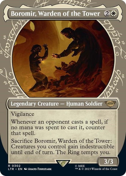 Boromir, Warden of the Tower (Showcase), Universes Beyond: The Lord of the Rings: Tales of Middle-earth 302