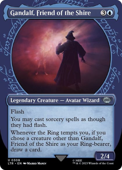 Gandalf, Friend of the Shire (Showcase), Universes Beyond: The Lord of the Rings: Tales of Middle-earth 308