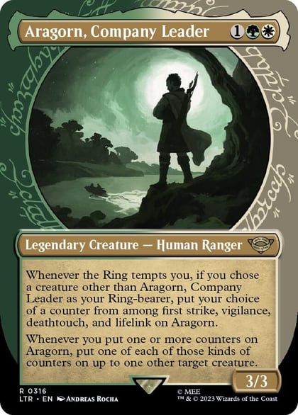 Aragorn, Company Leader (Showcase), Universes Beyond: The Lord of the Rings: Tales of Middle-earth 316