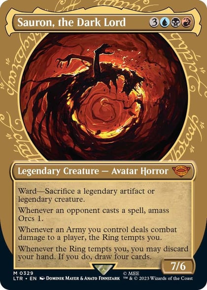 Sauron, the Dark Lord (Showcase), Universes Beyond: The Lord of the Rings: Tales of Middle-earth 329