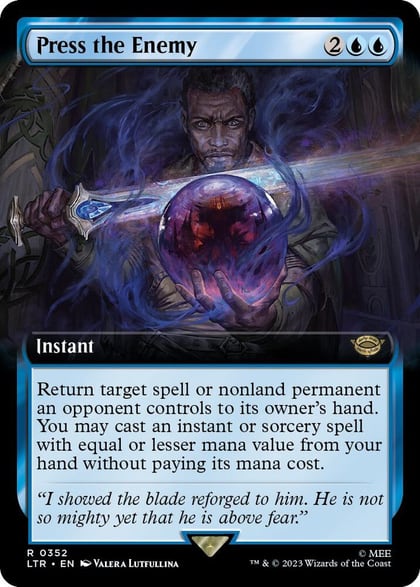 Press the Enemy (Extended Art), Universes Beyond: The Lord of the Rings: Tales of Middle-earth 352