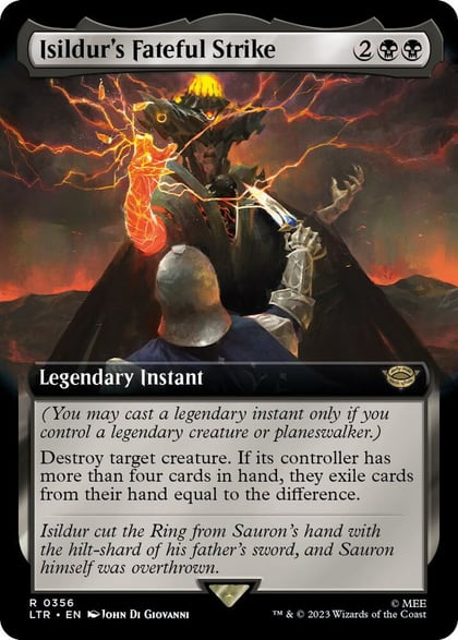 Isildur's Fateful Strike (Extended Art), Universes Beyond: The Lord of the Rings: Tales of Middle-earth 356
