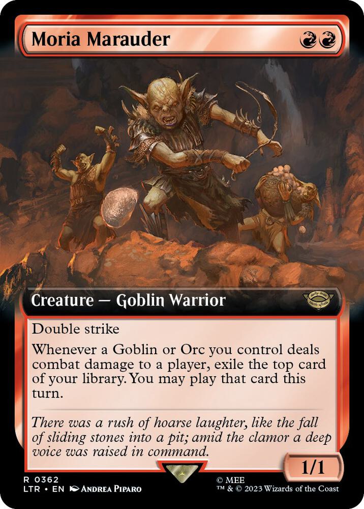 Moria Marauder (Extended Art), Universes Beyond: The Lord of the Rings: Tales of Middle-earth 362