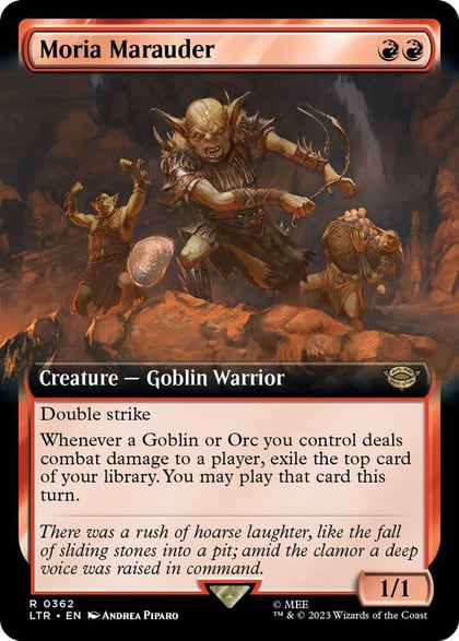 Moria Marauder (Extended Art), Universes Beyond: The Lord of the Rings: Tales of Middle-earth 362