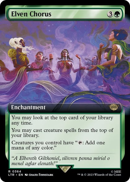 Elven Chorus (Extended Art), Universes Beyond: The Lord of the Rings: Tales of Middle-earth 364