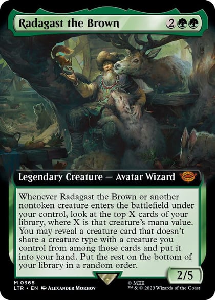 Radagast the Brown (Extended Art), Universes Beyond: The Lord of the Rings: Tales of Middle-earth 365