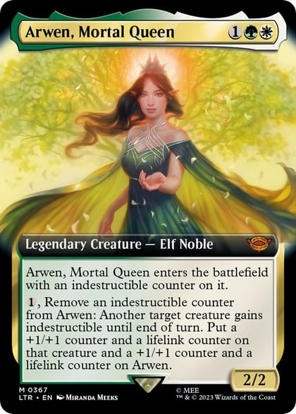 Arwen, Mortal Queen (Extended Art), Universes Beyond: The Lord of the Rings: Tales of Middle-earth 367