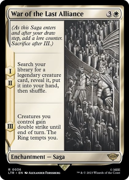 War of the Last Alliance, Universes Beyond: The Lord of the Rings: Tales of Middle-earth 36