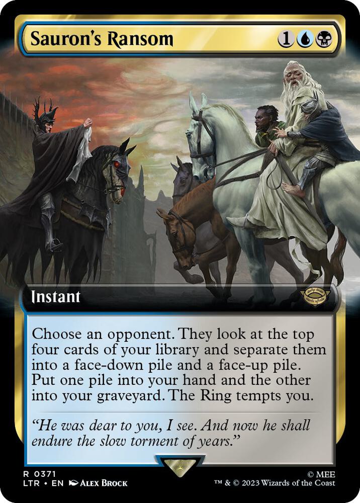 Sauron's Ransom (Extended Art), Universes Beyond: The Lord of the Rings: Tales of Middle-earth 371