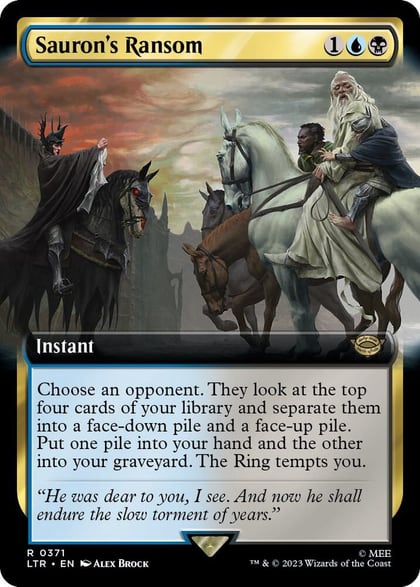 Sauron's Ransom (Extended Art), Universes Beyond: The Lord of the Rings: Tales of Middle-earth 371