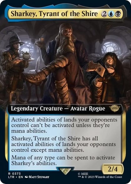 Sharkey, Tyrant of the Shire (Extended Art), Universes Beyond: The Lord of the Rings: Tales of Middle-earth 373