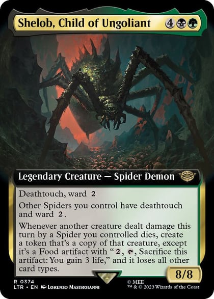 Shelob, Child of Ungoliant (Extended Art), Universes Beyond: The Lord of the Rings: Tales of Middle-earth 374
