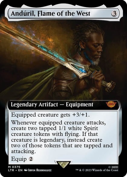 Anduril, Flame of the West (Extended Art), Universes Beyond: The Lord of the Rings: Tales of Middle-earth 375