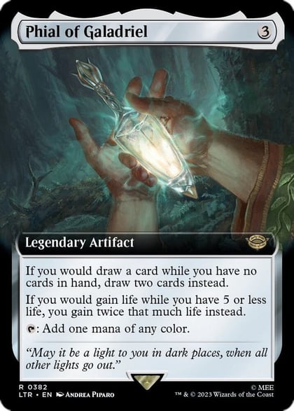 Phial of Galadriel (Extended Art), Universes Beyond: The Lord of the Rings: Tales of Middle-earth 382