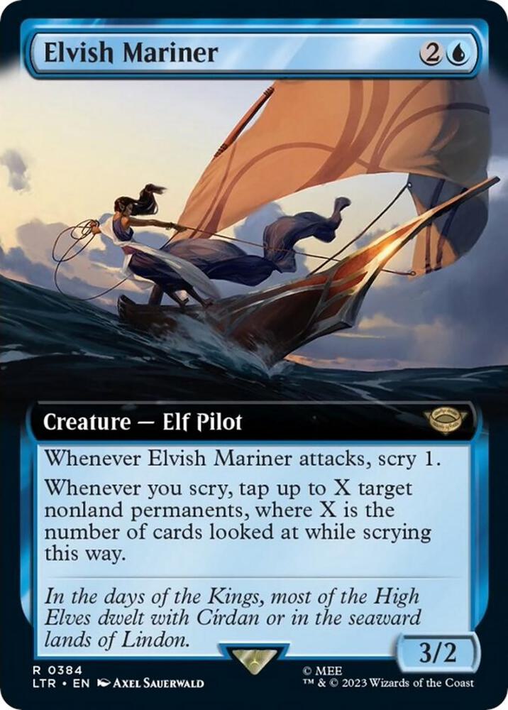 Elvish Mariner (Extended Art), Universes Beyond: The Lord of the Rings: Tales of Middle-earth 384