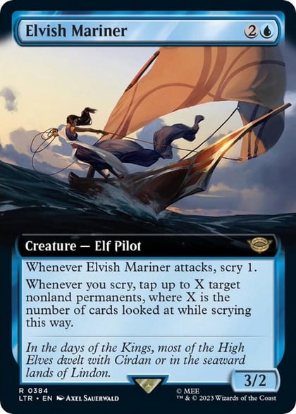 Elvish Mariner (Extended Art), Universes Beyond: The Lord of the Rings: Tales of Middle-earth 384