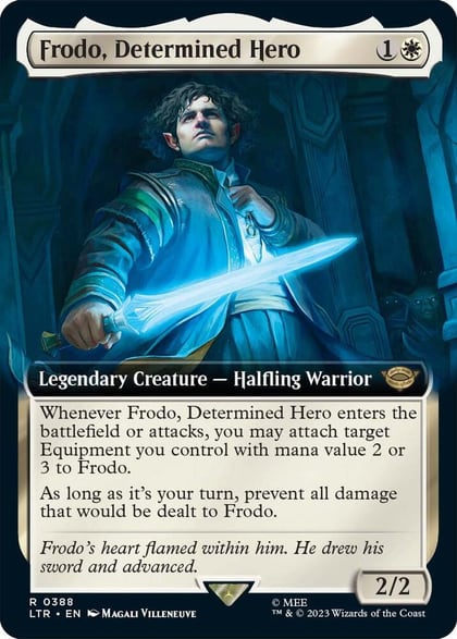 Frodo, Determined Hero (Extended Art), Universes Beyond: The Lord of the Rings: Tales of Middle-earth 388