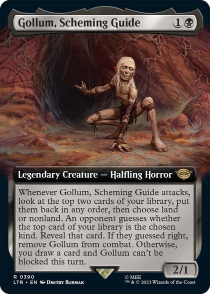 Gollum, Scheming Guide (Extended Art), Universes Beyond: The Lord of the Rings: Tales of Middle-earth 390