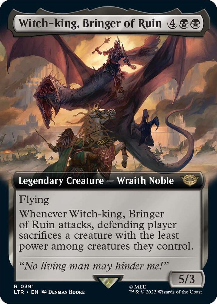 Witch-king, Bringer of Ruin (Extended Art), Universes Beyond: The Lord of the Rings: Tales of Middle-earth 391