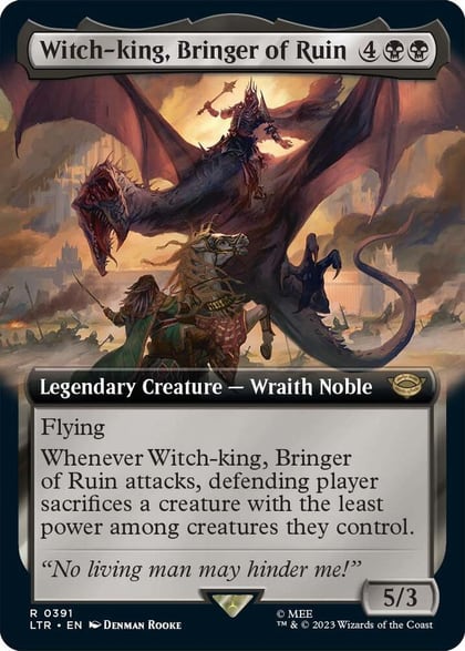 Witch-king, Bringer of Ruin (Extended Art), Universes Beyond: The Lord of the Rings: Tales of Middle-earth 391