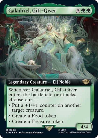 Galadriel, Gift-Giver (Extended Art), Universes Beyond: The Lord of the Rings: Tales of Middle-earth 393