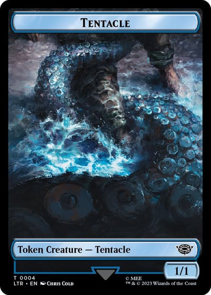 Tentacle // Food (0011) Double-Sided Token, Universes Beyond: The Lord of the Rings: Tales of Middle-earth 4 // 11