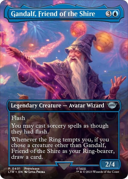 Gandalf, Friend of the Shire (Borderless), Universes Beyond: The Lord of the Rings: Tales of Middle-earth 401
