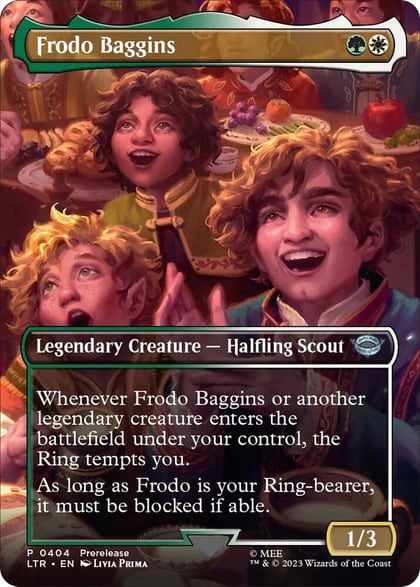 Frodo Baggins (Borderless), Universes Beyond: The Lord of the Rings: Tales of Middle-earth 404