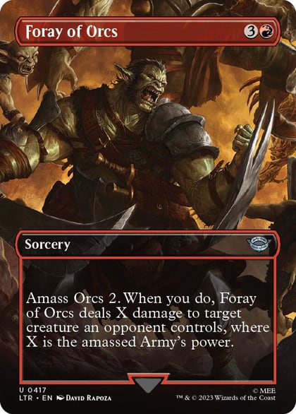 Foray of Orcs (Borderless), Universes Beyond: The Lord of the Rings: Tales of Middle-earth 417